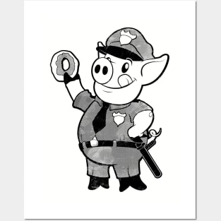 Police Pig Posters and Art